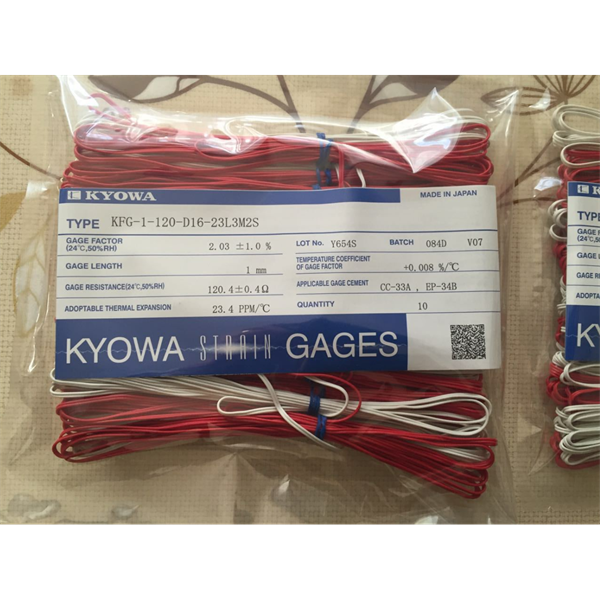 日本KYOWA共和配件耗材應(yīng)變片KFGS-2-60-C1-16 L30C2R
